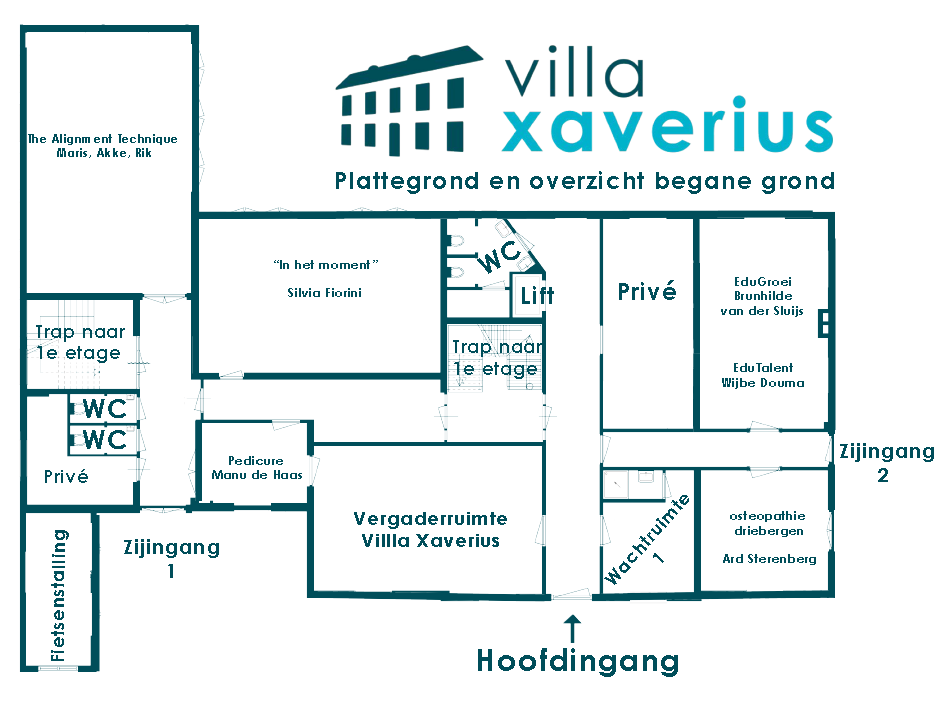 Villa Xaverius- begane grond